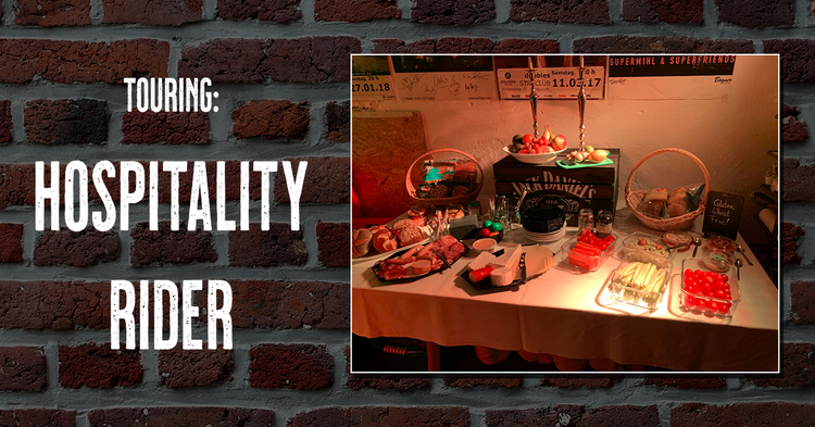 Hospitality Rider - Make your life easier!